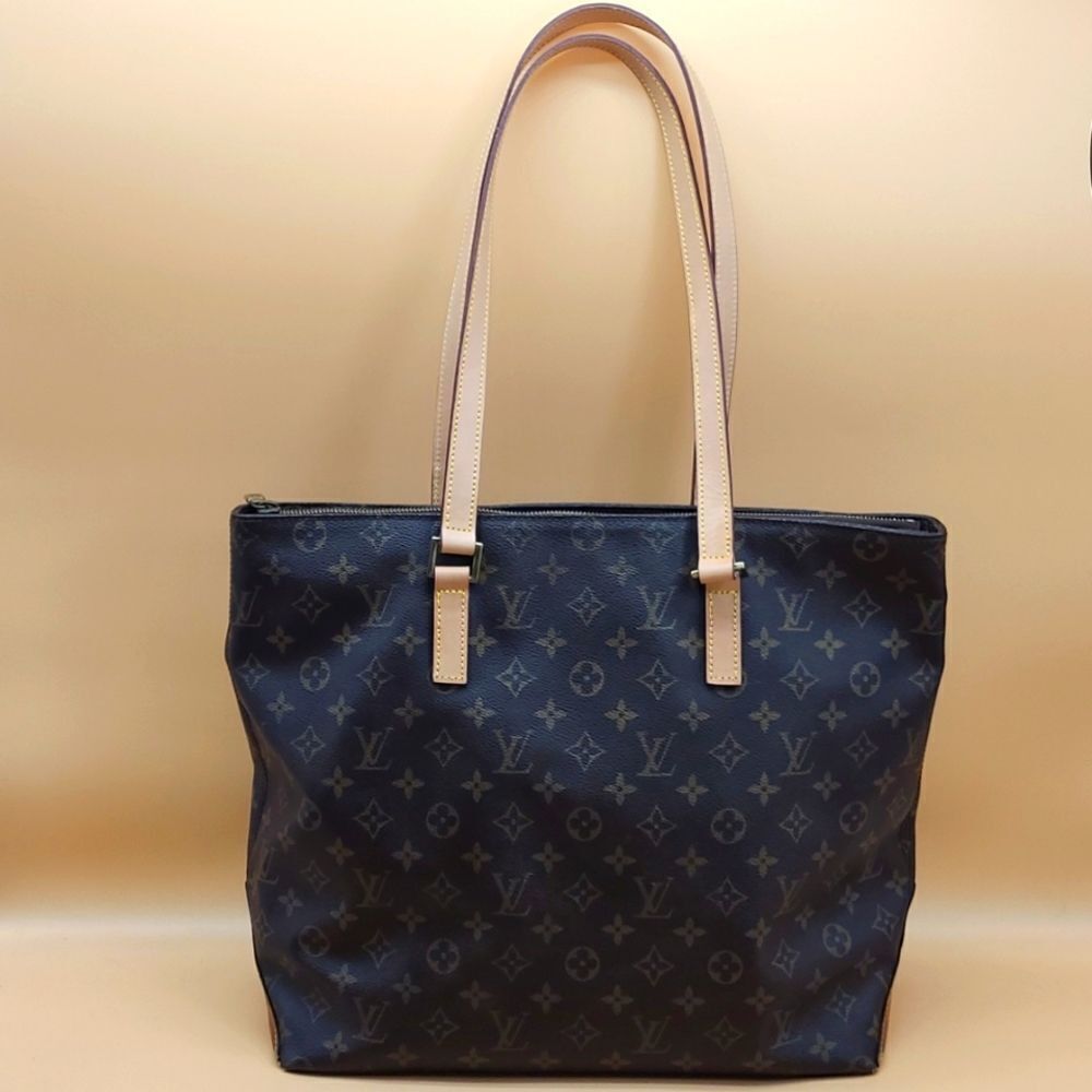 Authentic Louis Vuitton Monogram Cabas Mezzo Bag